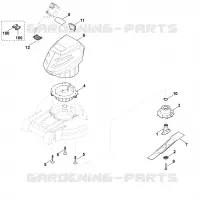 D   Moteur, lame pour Stihl RMA 443.0