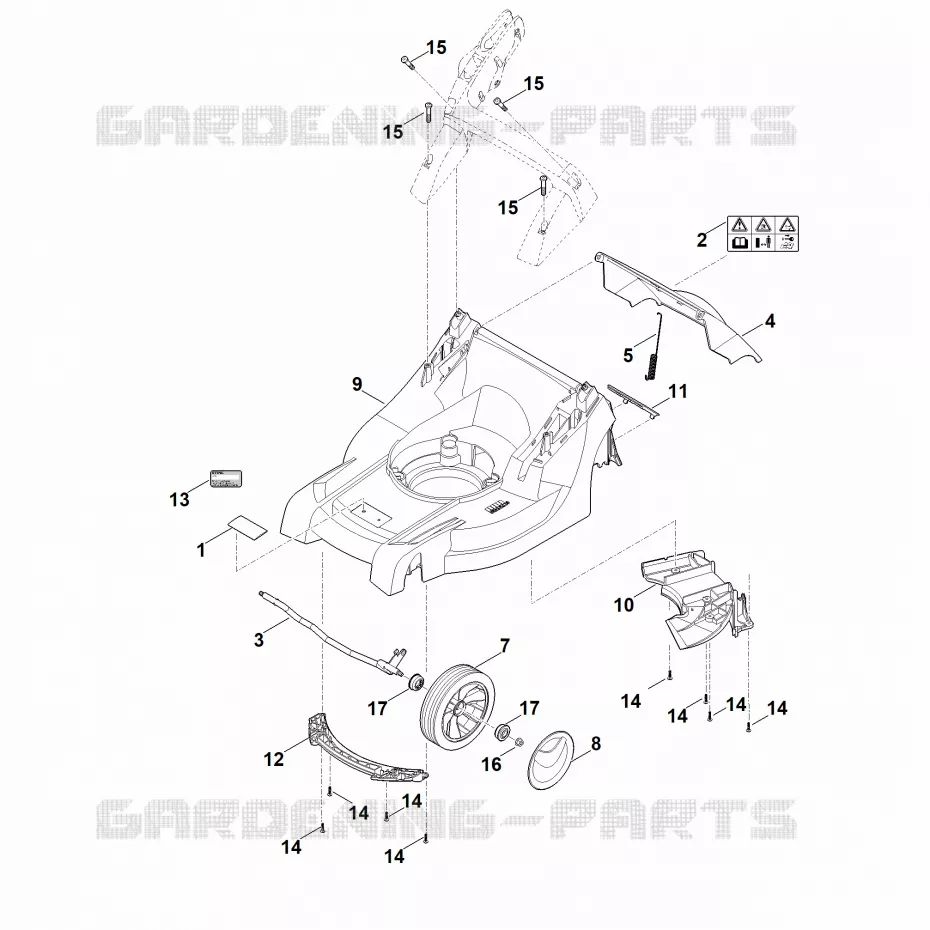 B - Carter, Axe Stihl Tondeuses Tondeuses Tondeuses à batteries RMA 443.0 TC  RMA 443.0 TC