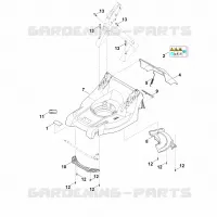 B   Carter pour Stihl RMA 443.2 C