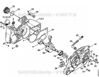 Carter, Vilebrequin pour Stihl MS 461-R