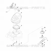 D   Moteur, lame pour Stihl RMA 443.2 VC