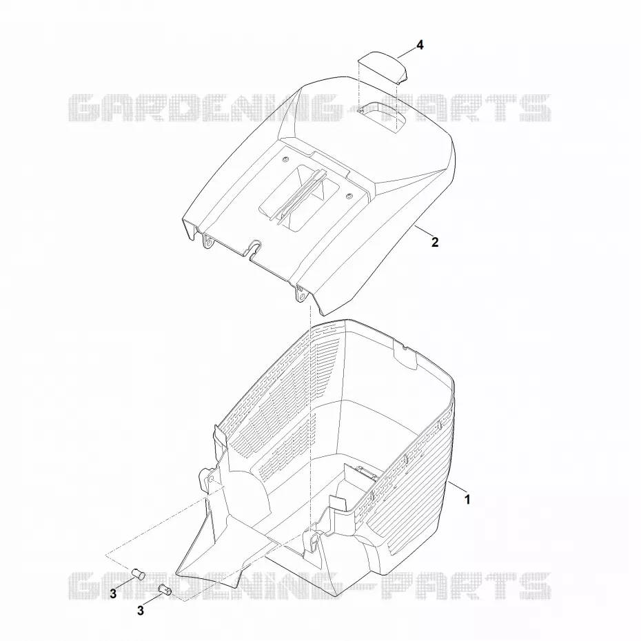 E - Bac de ramassage Stihl Tondeuses Tondeuses Tondeuses à batteries RMA 443.2 VC  RMA 443.2 VC