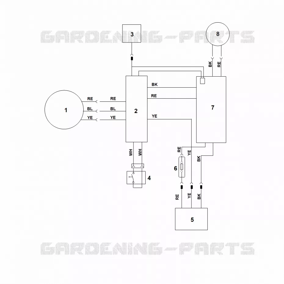 G - Connexion electrique Stihl Tondeuses Tondeuses Tondeuses à batteries RMA 443.2 VC  RMA 443.2 VC