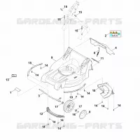 B   Carter, Axe pour Stihl RMA 448.2 VC