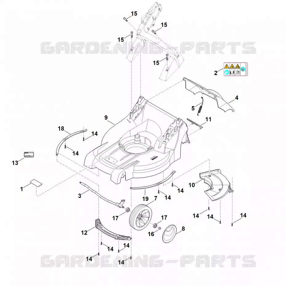 B - Carter, Axe Stihl Tondeuses Tondeuses Tondeuses à batteries RMA 448.2 VC  RMA 448.2 VC