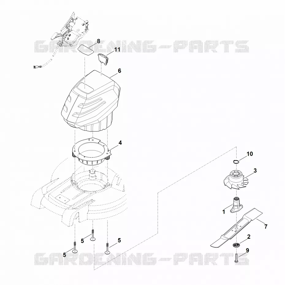 D - Moteur, lame Stihl Tondeuses Tondeuses Tondeuses à batteries RMA 448.2 VC  RMA 448.2 VC