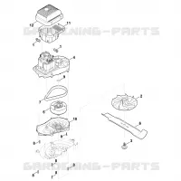 D   Moteur, lame pour Stihl RME 339.0 C