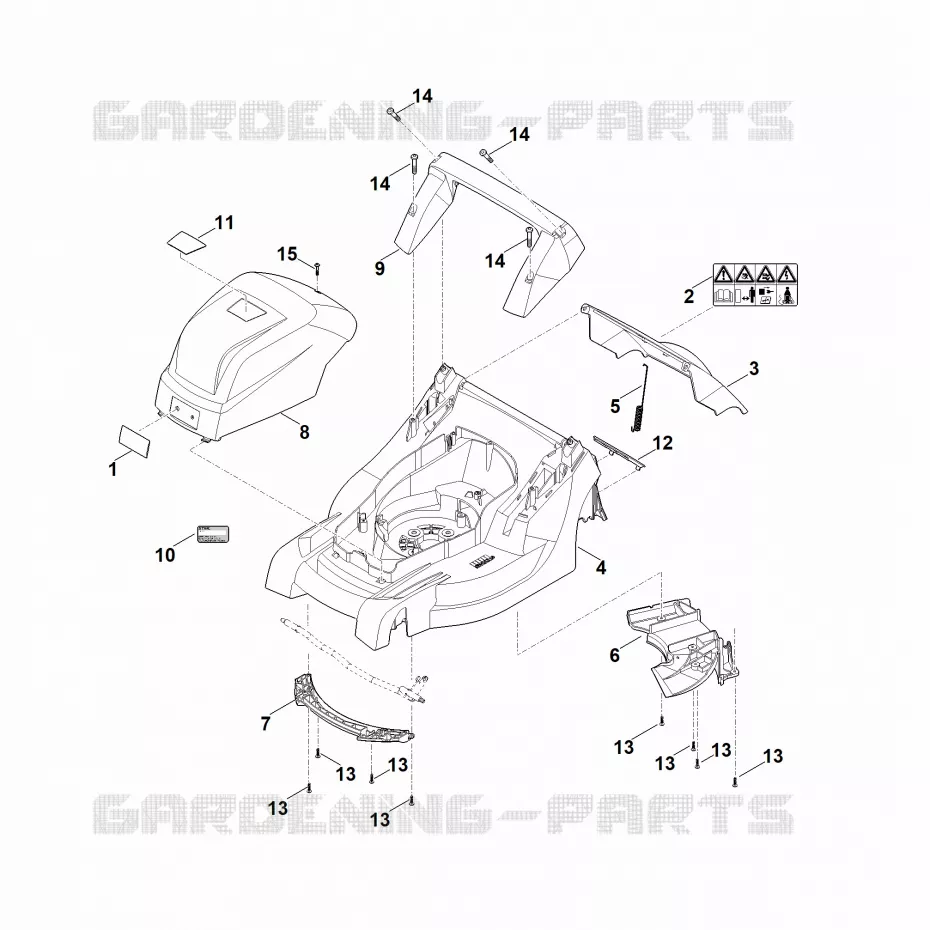 B - Carter Stihl Tondeuses Tondeuses Tondeuses électriques RME 443.0  RME 443.0