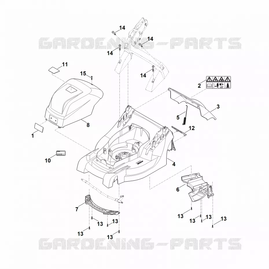 B - Carter Stihl Tondeuses Tondeuses Tondeuses électriques RME 443.0 C  RME 443.0 C
