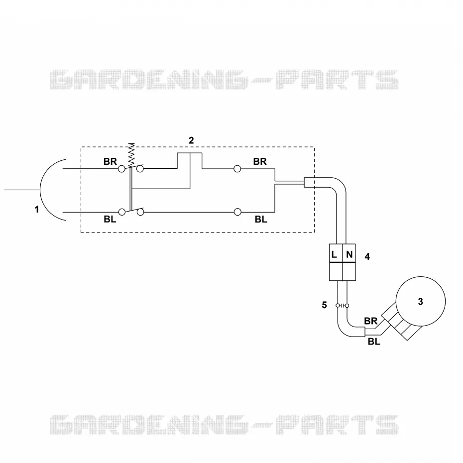 G - Connexion electrique Stihl Tondeuses Tondeuses Tondeuses électriques RME 443.0 C  RME 443.0 C