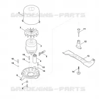 E   Moteur, lame pour Stihl RME 545.0 C