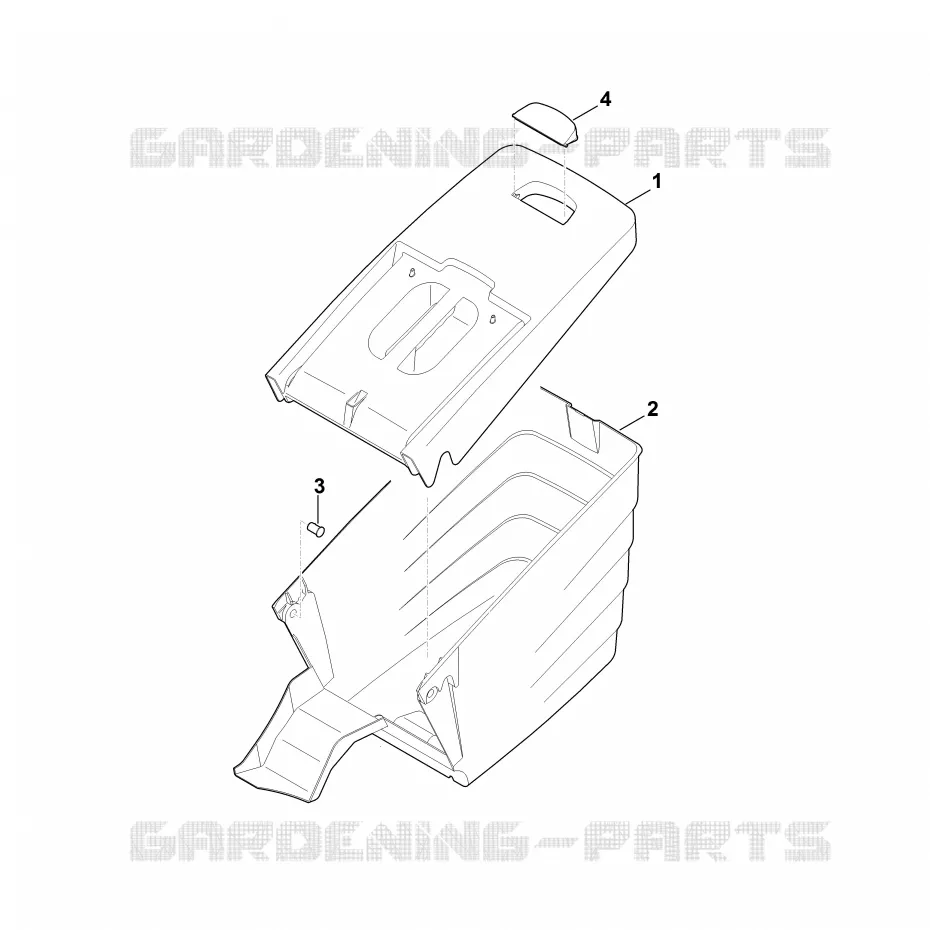 F - Bac de ramassage Stihl Tondeuses Tondeuses Tondeuses électriques RME 545.0 C  RME 545.0 C