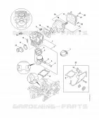 Cylindre, Silencieux pour Stihl MS 462 C-M