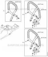 Poignée tubulaire pour Stihl MS 462 C-M