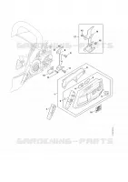 Couvercle de pignon pour Stihl MS 462 C-M VW