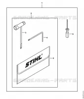 Outils, Accessoires optionnels pour Stihl MS 462 C-M VW