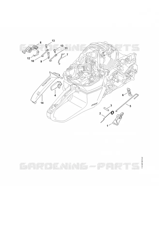 Commande des gaz M-Tronic Stihl Tronçonneuses Tronçonneuses Tronçonneuses thermiques MS MS 462 C-M VW  MS 462 C-M VW