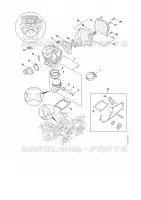 Cylindre, Silencieux pour Stihl MS 462 C-M R Rettungssäge
