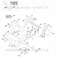 C   Chassis, Réglage de hauteur pour Stihl RME 545.0 V
