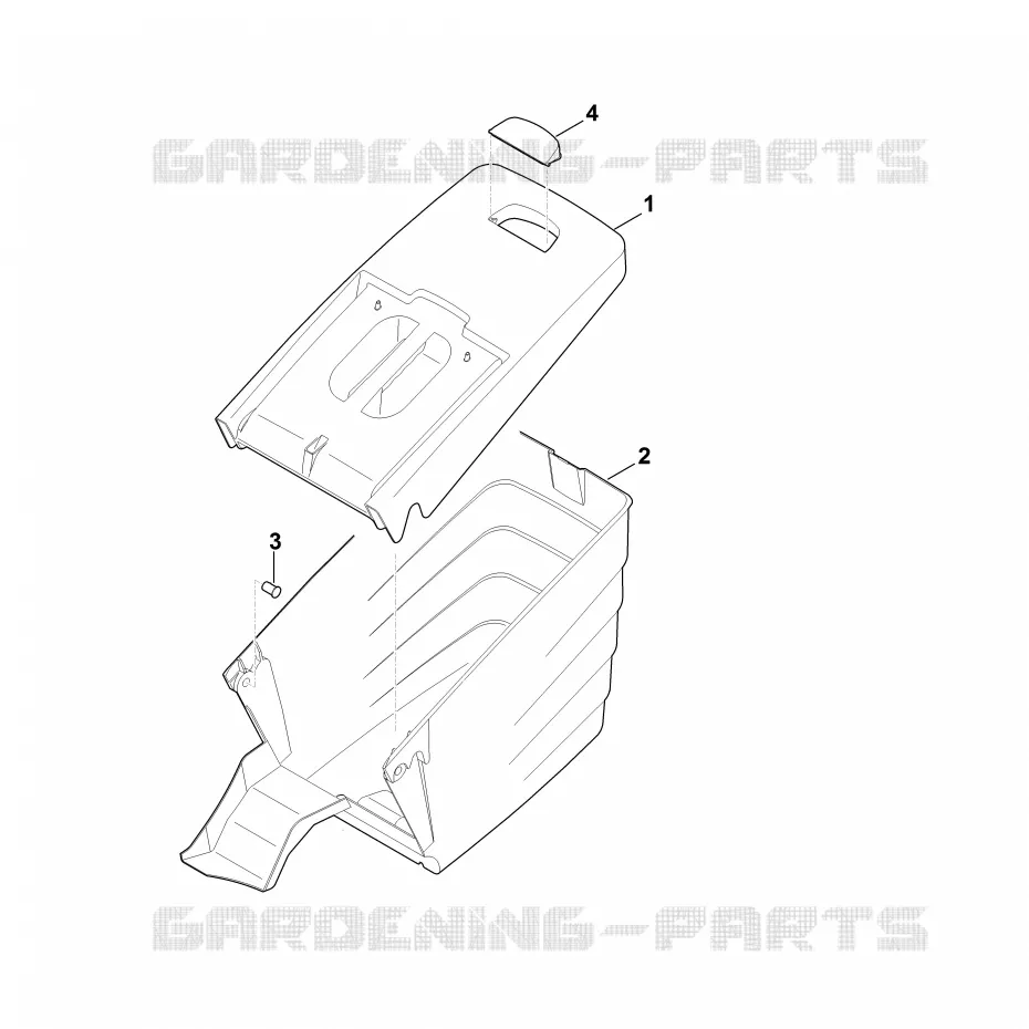 G - Bac de ramassage Stihl Tondeuses Tondeuses Tondeuses électriques RME 545.0 V  RME 545.0 V