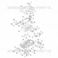 A   Compartiment batterie pour Stihl ADA 700.0