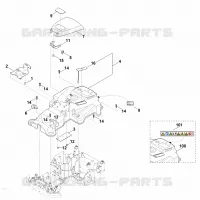 B   Carter supérieur pour Stihl RMI 422.0