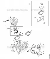 Cylindre pour Stihl MS 640
