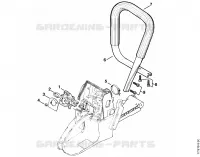 Poignée tubulaire pour Stihl MS 640