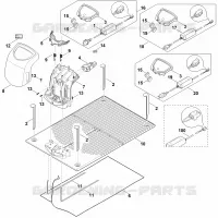 F   Station de base pour Stihl RMI 422.0 P