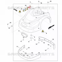 A   Capot pour Stihl RMI 422.0 PC