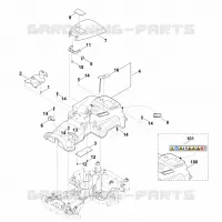 B   Carter supérieur pour Stihl RMI 422.0 PC