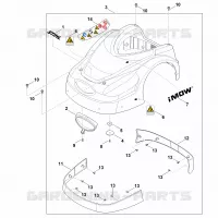 A   Capot pour Stihl RMI 422.1 P