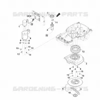 D   Plateau de coupe, réglage en hauteur pour Stihl RMI 422.1 P