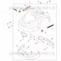 A   Capot pour Stihl RMI 422.1 PC