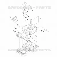B   Carter supérieur pour Stihl RMI 422.2