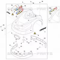 A   Capot pour Stihl RMI 422.2 PC