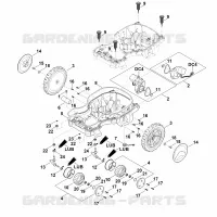C   Parte inferérieure du carter, châssis pour Stihl RMI 522.0 C