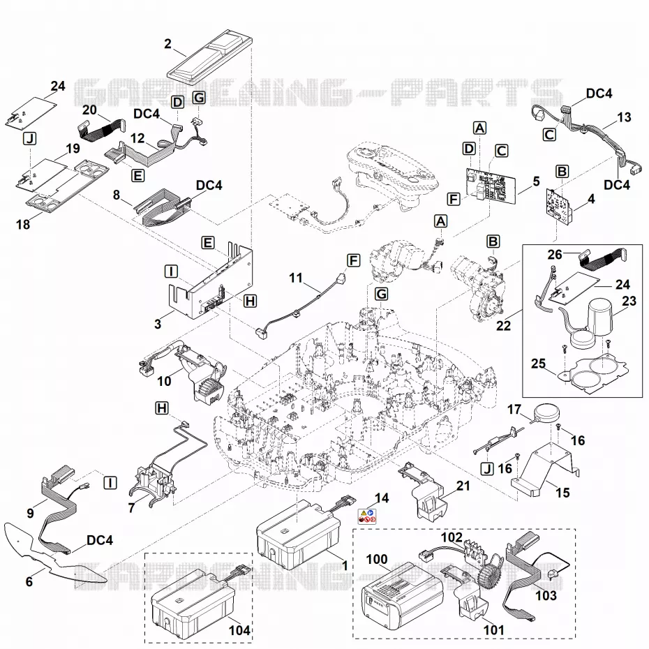 E - Parties électriques Stihl Robots de tontes Robots de tontes RMI RMI 632.0 C  RMI 632.0 C