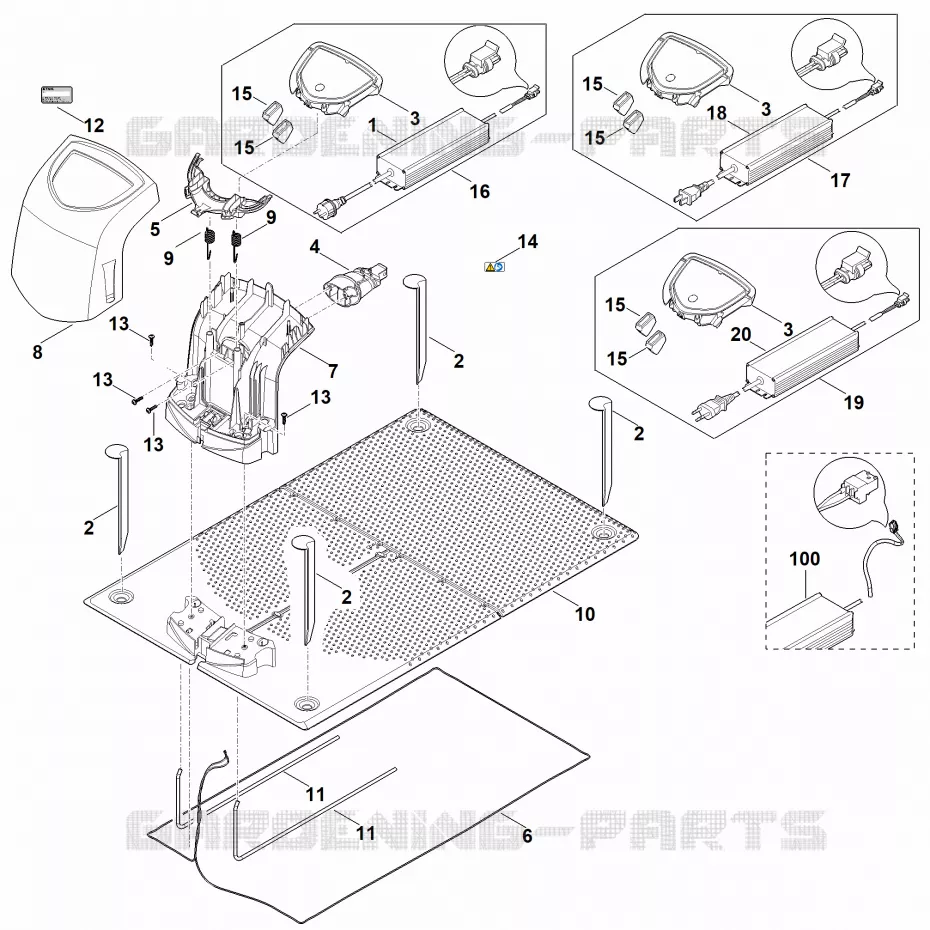 F - Station de base Stihl Robots de tontes Robots de tontes RMI RMI 632.0 P  RMI 632.0 P