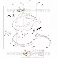 A   Capot pour Stihl RMI 632.1