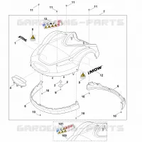 A   Capot pour Stihl RMI 632.1 C