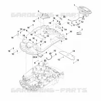 B   Carter supérieur pour Stihl RMI 632.1 C