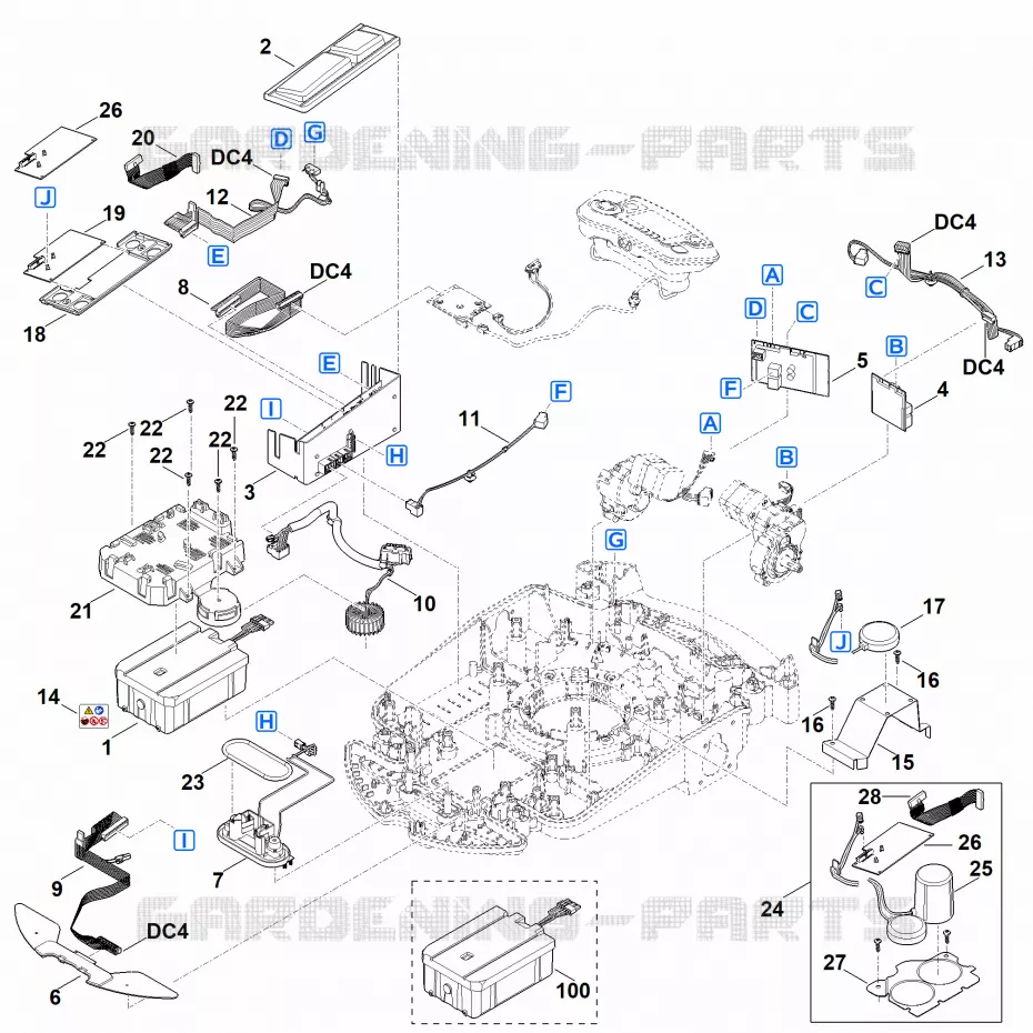 E - Parties électriques Stihl Robots de tontes Robots de tontes RMI RMI 632.1 C  RMI 632.1 C