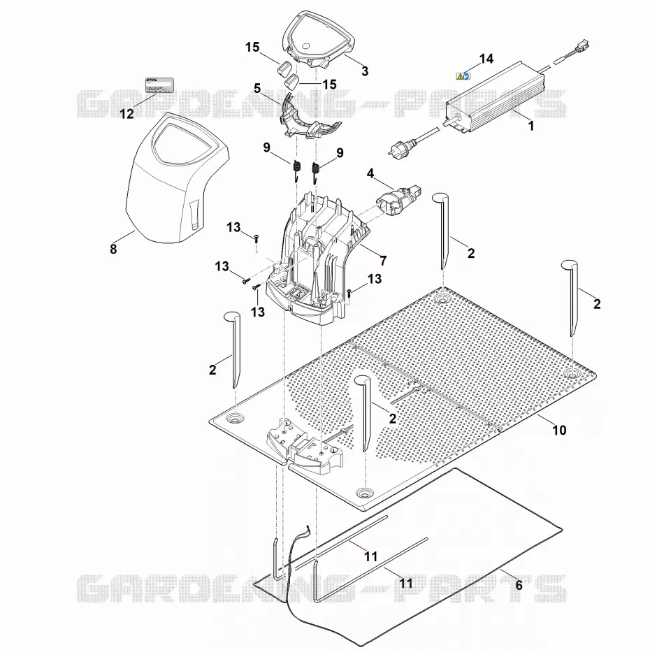 F - Station de base Stihl Robots de tontes Robots de tontes RMI RMI 632.1 C  RMI 632.1 C