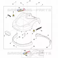 A   Capot pour Stihl RMI 632.1 P