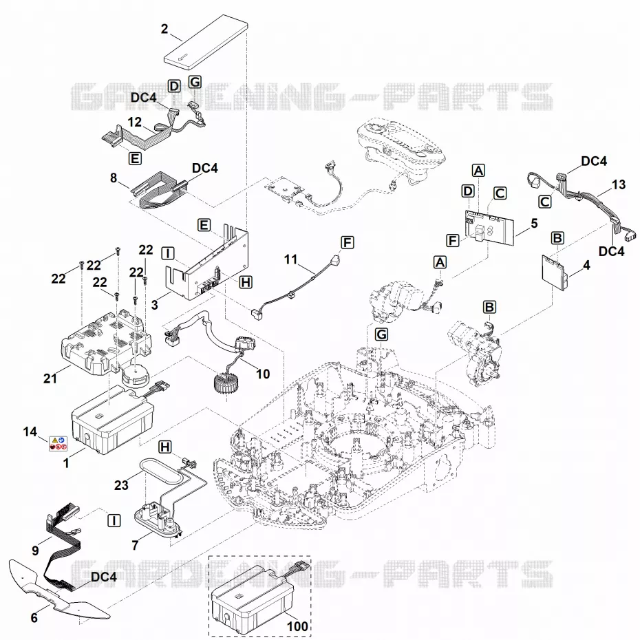 E - Parties électriques Stihl Robots de tontes Robots de tontes RMI RMI 632.1 P  RMI 632.1 P