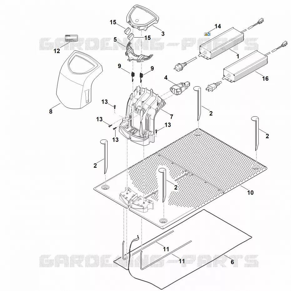 F - Station de base Stihl Robots de tontes Robots de tontes RMI RMI 632.1 P  RMI 632.1 P