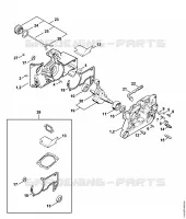 Carter de vilebrequin pour Stihl MS 660