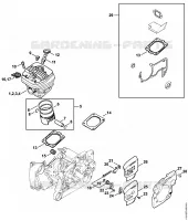 Cylindre pour Stihl MS 660