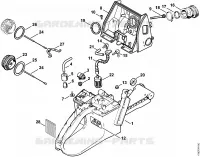Carter de réservoir pour Stihl MS 660-W